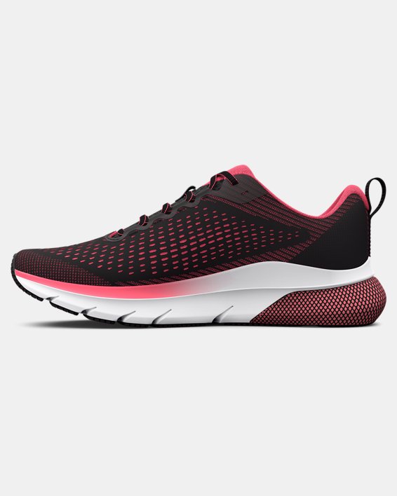 Women's UA HOVR™ Turbulence Running Shoes in Black image number 1